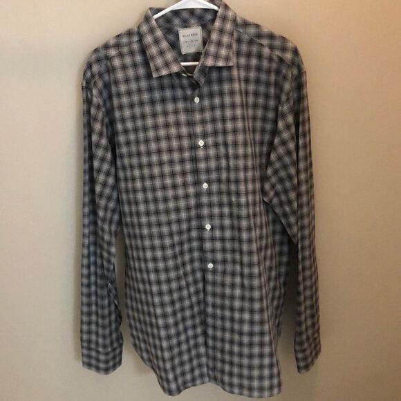 Billy Reid XL Fit 1 Button Down Shirt - Picture 1 of 5